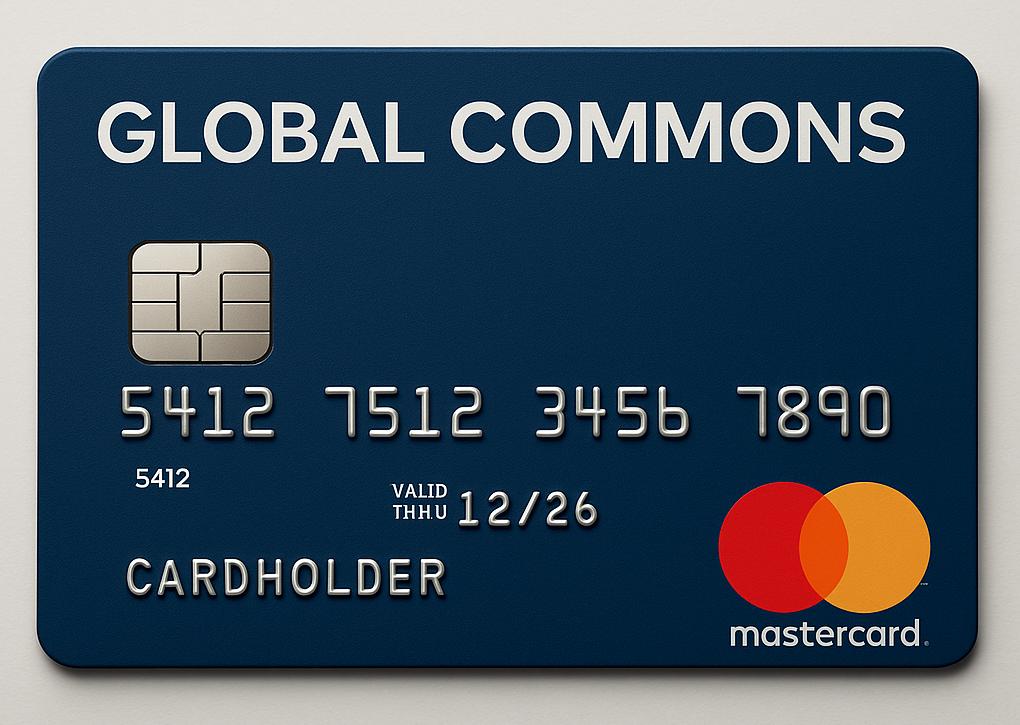 global commons bank card mockup