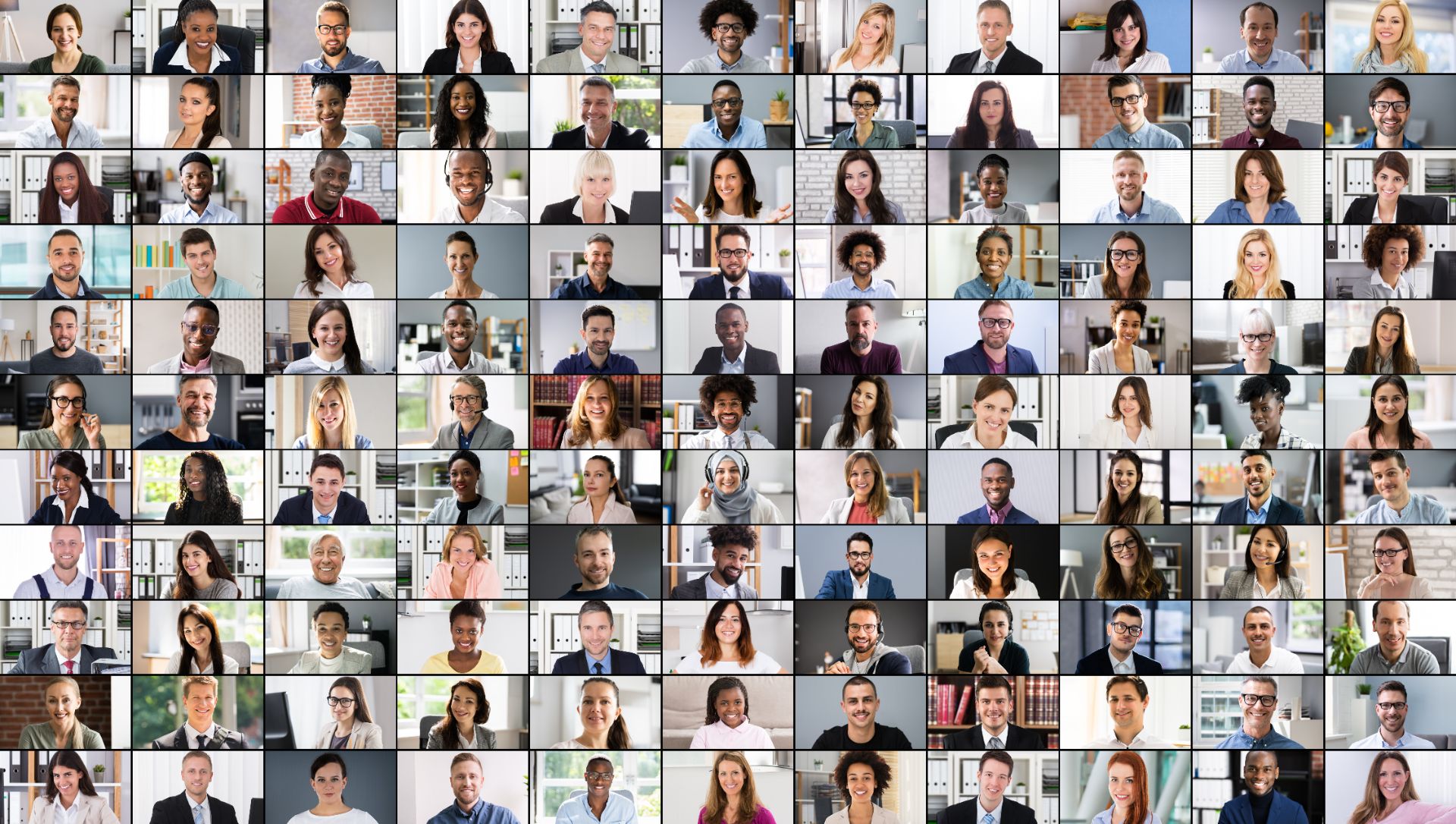 Online Video Conferencing Call Group Chat Screen